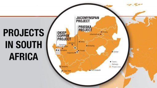 Orion is developing three complementary base metal production hubs in the Northern Cape.