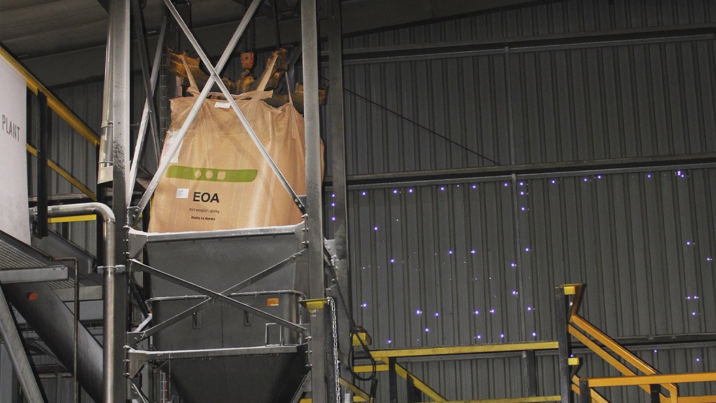 Efficient polymer plant bag handling facilitates streamlined production.