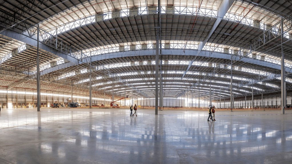 The above image depicts the Mpumalanga International Fresh Produce Market, constructed for the Mpumalanga Economic Growth Agency, that was the overall winner of the Steel Awards 2023, with the project acting as a regional catalyst for growth, job creation and improvement of food security