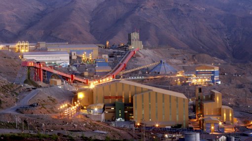 The El Tiente copper mine in Chile