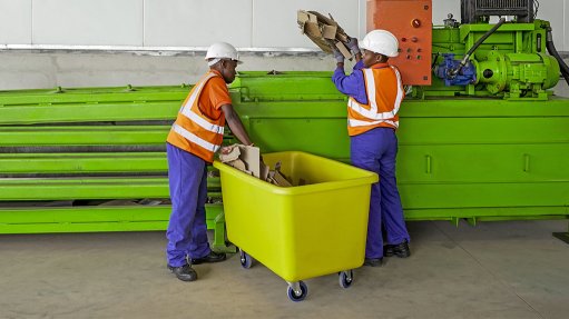 An image showing waste management at Pick n Pay’s super distribution centre at Eastport Logistics Park