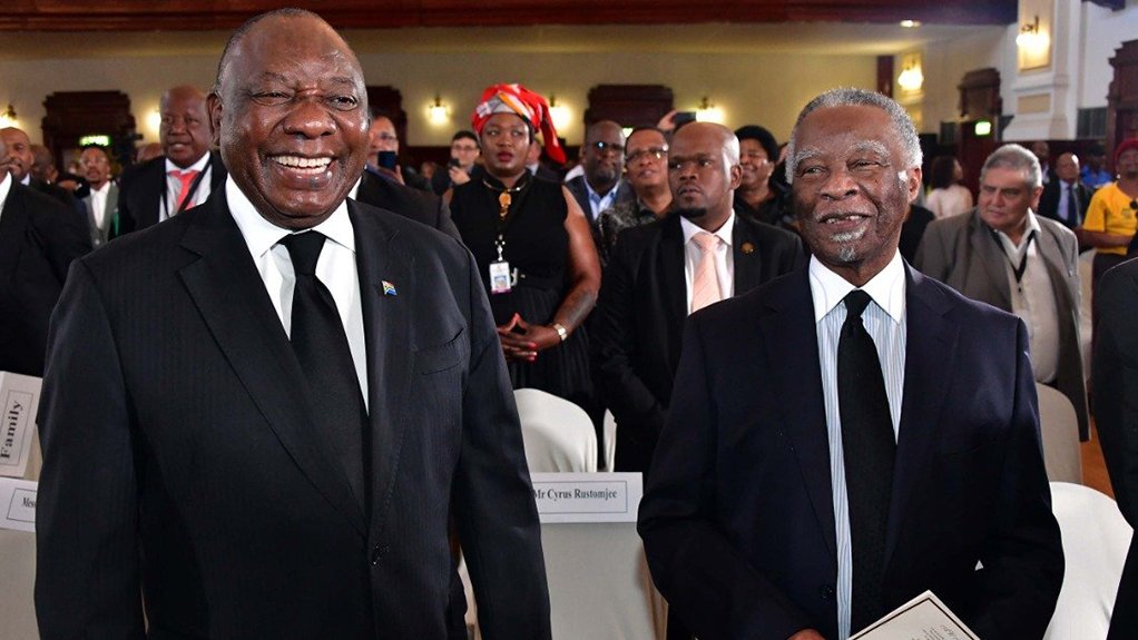 President Cyril Ramaphosa & former president Thabo Mbeki