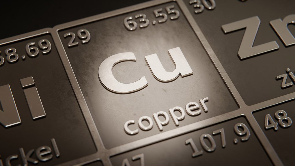 A stock image of the periodic symbol for copper 