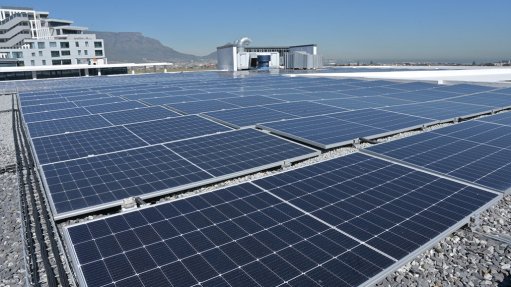 Image of solar panels in Cape Town