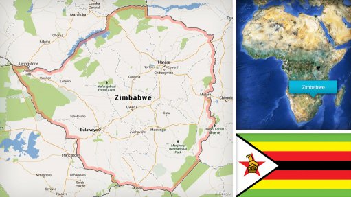 Picture of Zimbabwe map/flag