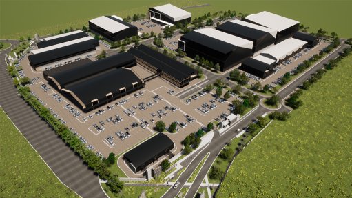 Artist's rendering of the Airport Business Park development in George