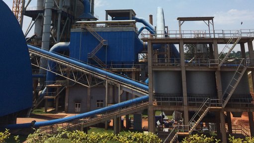 The Cimerwa cement plant in Rwanda