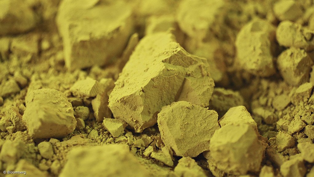 PRICE RISE: In late November, uranium prices topped $80 a pound for the first time in more than 15 years. Bloomberg reports that prices have rallied during 2023, after more than a decade of moving sideways, amid interest in nuclear and numerous production challenges. While spot uranium (picture here in the form of a yellowcake concentrate) is a thinly traded market, the term price — which is more important for power plants — has also been trending higher. Photograph: Bloomberg
