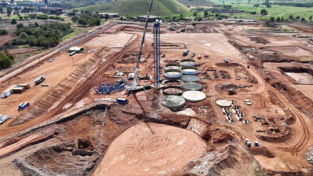 An image of progress at the Mogale Tailings Retreatment plant