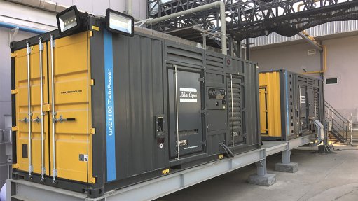 Image of A 20ft container housing two QAC generators 