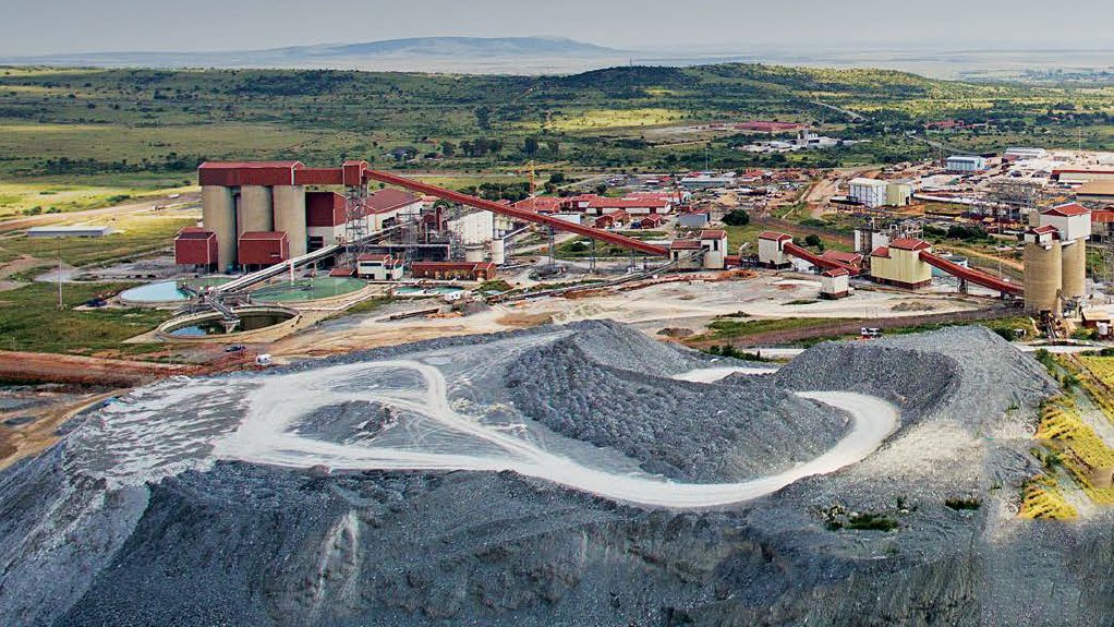 South Africa's big Mponeng gold mine.
