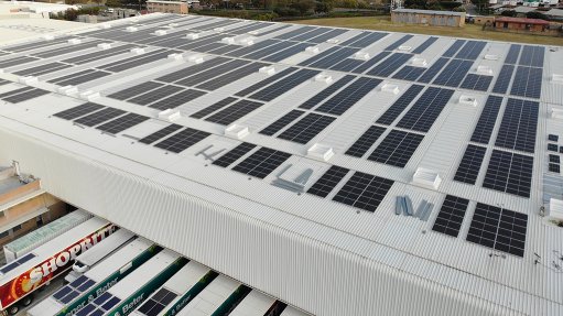 Solar panels installed Shoprite's Centurion distribution warehouse
