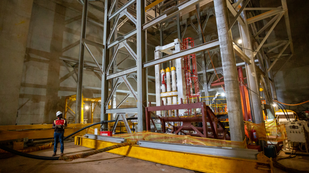 Murray & Roberts Cementation was chosen to design and execute a way to bring forward the ore-hoisting plants at Ivanhoe Mines’ Platreef project