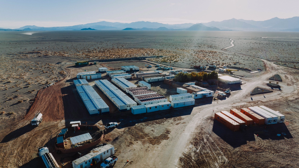 Aerial view of the Kachi lithium operations