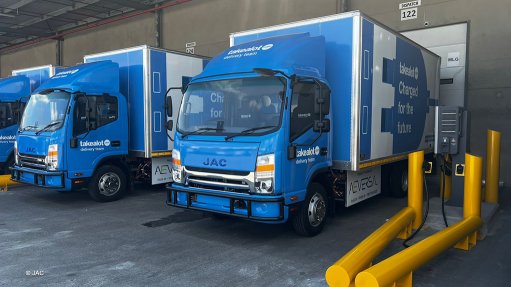 Takealot rolls out ten JAC battery-electric delivery trucks