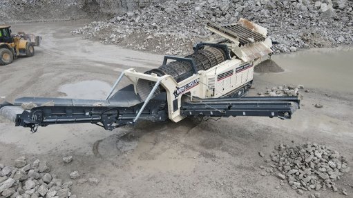 Image of the MDS M515 track trommel