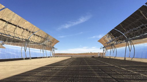ENGIE's 100 MW Xina Solar One concentrated solar power  plant, in Pofadder
