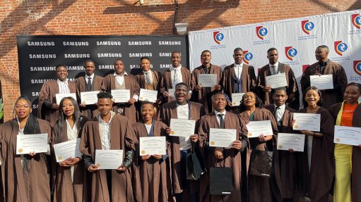 Graduates at Samsungs Innovation Campus at CUT