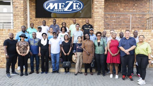 Local manufacturer, Meze Foods, showcases sustainability improvements to Africa delegation  