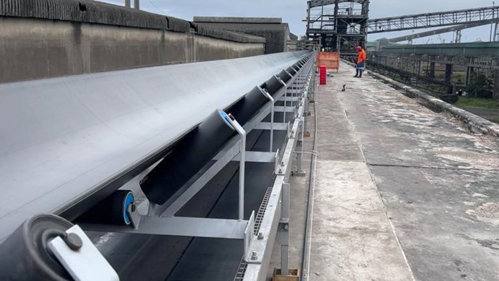 new conveyor at Richards Bay Bulk Terminal
