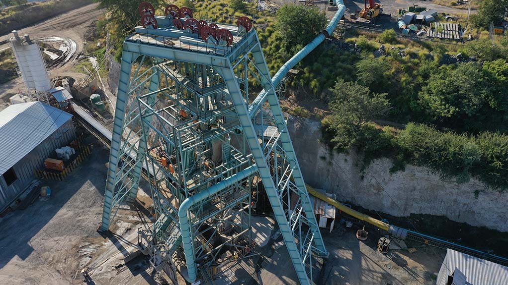Another vent shaft by Murray & Roberts Cementation – measuring 8,5 metres in diameter and reaching a depth of 1,200 metres – is nearing completion at Palabora Mining Company near Phalaborwa