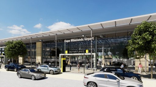 An artist's impression of the proposed Cape Winelands Airport