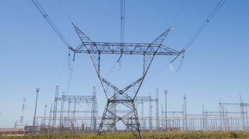Power line and substation
