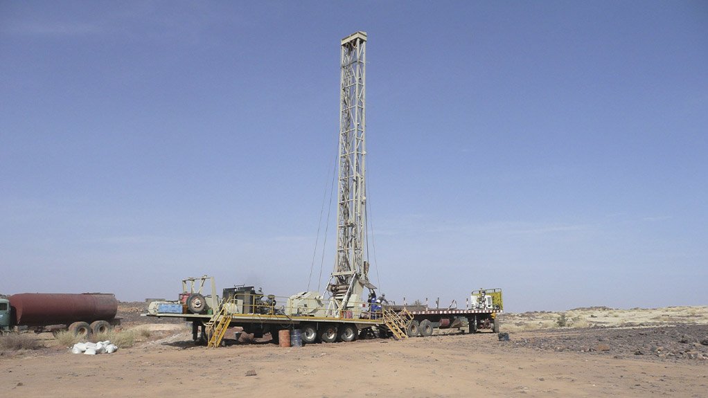 A rig at the Dasa uranium project in Niger