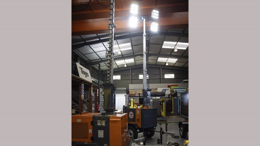 The QubePower range of lighting towers, from IPR, includes three different sizes