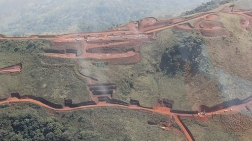 Aerial viw of the Simandou project
