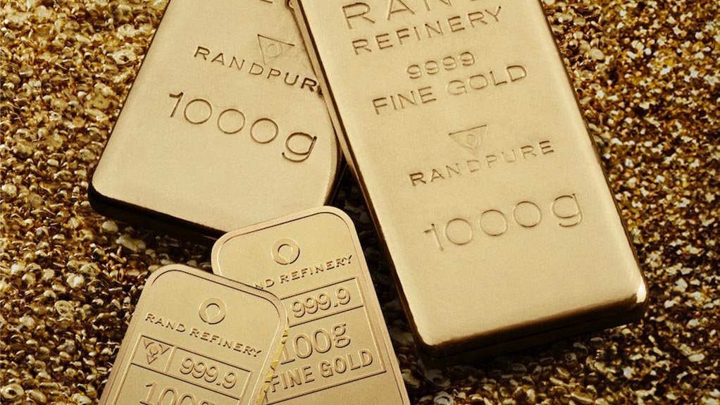 An image of gold products produced by Rand Refinery with the RandPure mark