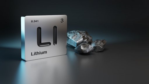 Image of periodic table symbol for lithium