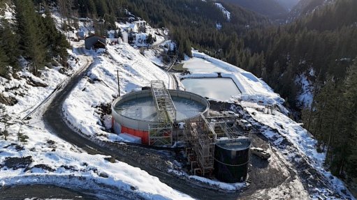The water treatment plant at the Premier gold mine, in British Columbia. 