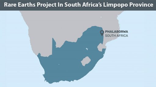 The Phalaborwa Rare Earths Project involves the recovery of rare earths from gypsum and waste dumps.