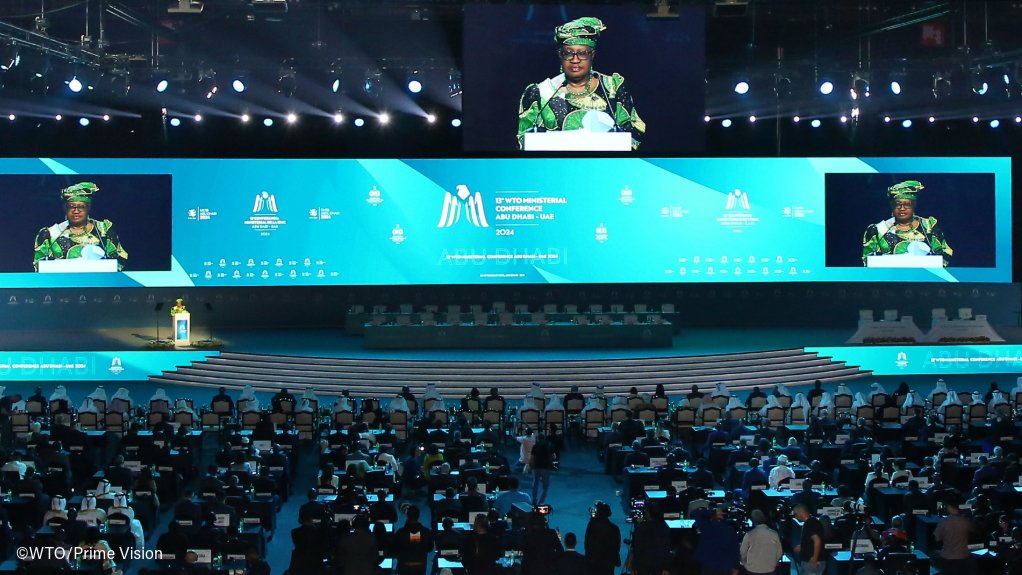 WTO director general Ngozi Okonjo-Iweala led discussions at the organisation's Ministerial meeting in Abu Dhabi this week