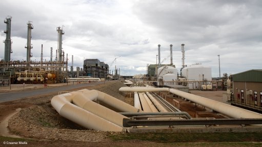Petro SA's gas-to-liquids refinery in Mossel Bay