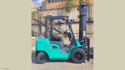 An image of Mitsubishi’s new-generation Grendia forklift 