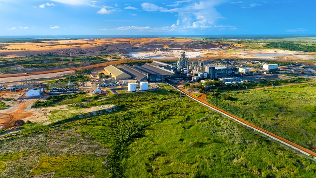 An image of the Moma mine in Mozambique 