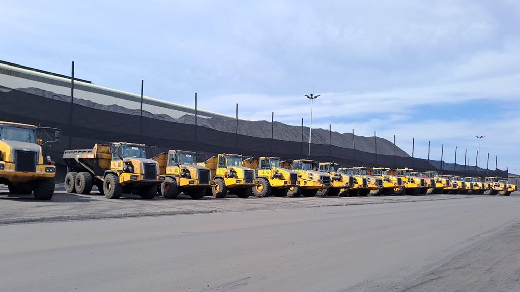 An image showing new equipment at the Richards Bay Multipurpose Terminal 