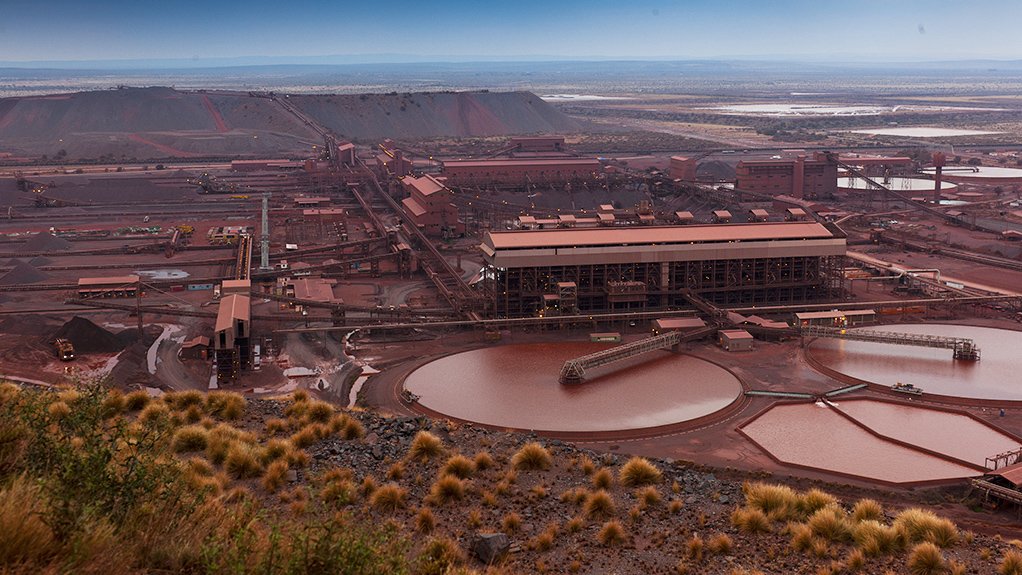 An image of Kumba Iron Ore's Sishen mine 