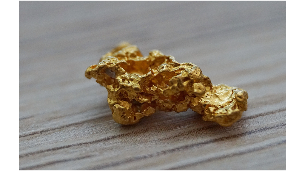 An image of a gold nugget