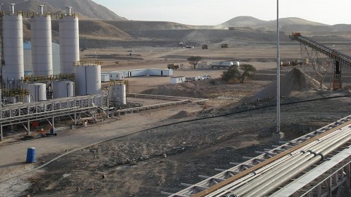 Paladin uranium plant in Namibia