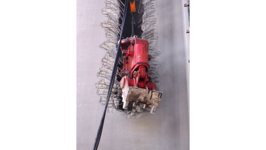 An image of one of Jet Demolition's crushers
