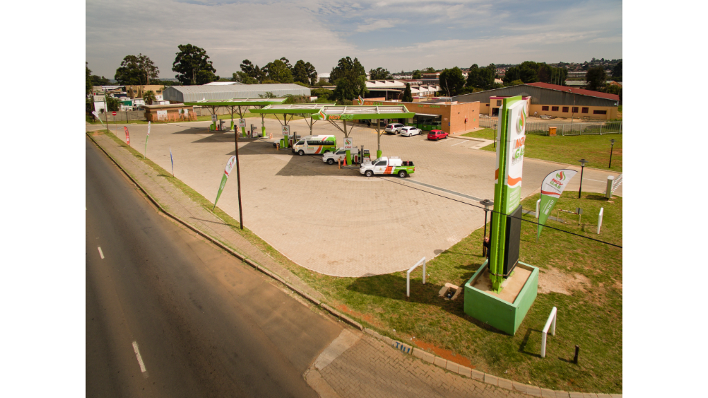 An image of the CNG Holdings filling station in Langlaagte