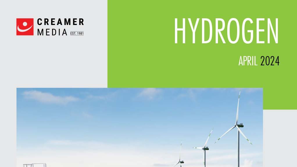 Creamer Media cover for Hydrogen 2024 report