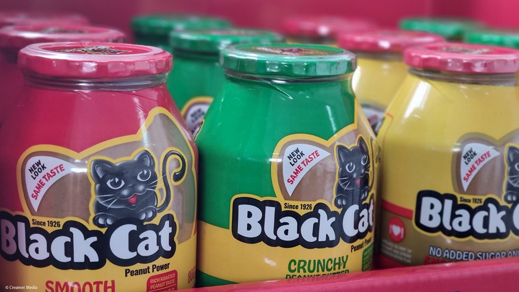 Jars of Black Cat peanut butter