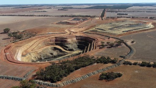 The Symes openpit at the Edna May operation, in Western Australia