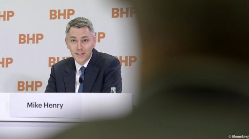 BHP CEO Mike Henry will reportedly brief investors next week.