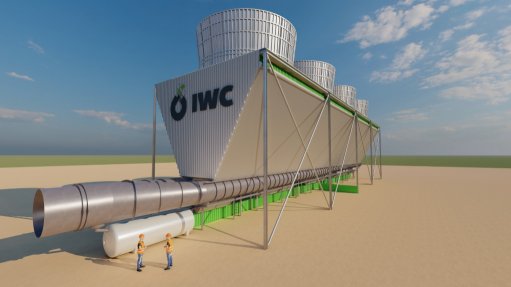 An air-cooled condensers designed and manufactured by IWC