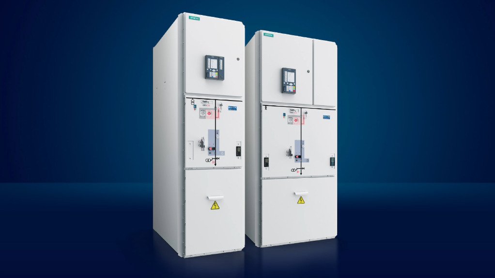 Two large gas-insulated switchgear machines offered by Siemens